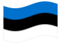 Animierte Flagge Estland