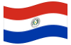 Animierte Flagge Paraguay