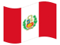 Animierte Flagge Peru