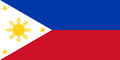 Flaggengrafiken Philippinen