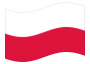 Animierte Flagge Polen
