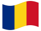 Animierte Flagge Rumänien
