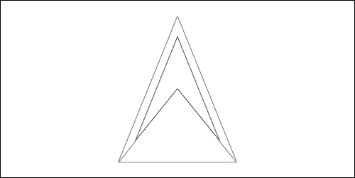 Umriss der Flagge St. Lucia zum Ausmalen