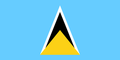 Flaggengrafiken St. Lucia