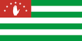 Flaggengrafiken Abchasien