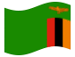 Animierte Flagge Sambia