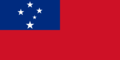 Flaggengrafiken Samoa