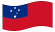 Animierte Flagge Samoa