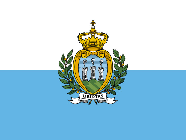 Flagge San Marino, Fahne San Marino