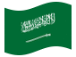 Animierte Flagge Saudi-Arabien