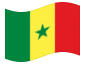 Animierte Flagge Senegal