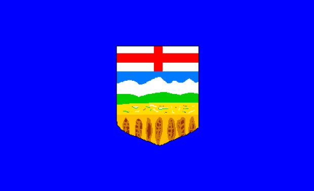Flagge Alberta, Fahne Alberta