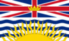 Flaggengrafiken Britisch Kolumbien