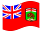 Animierte Flagge Manitoba