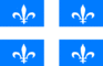 Flaggengrafiken Québec