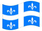Animierte Flagge Québec