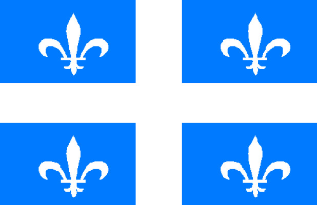 Flagge Québec, Fahne Québec