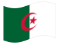 Animierte Flagge Algerien