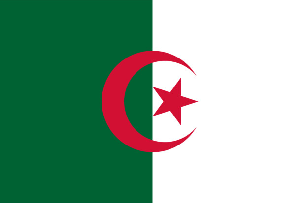Flagge Algerien, Fahne Algerien