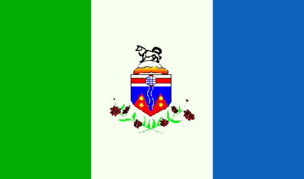 Flagge Yukon Territorium