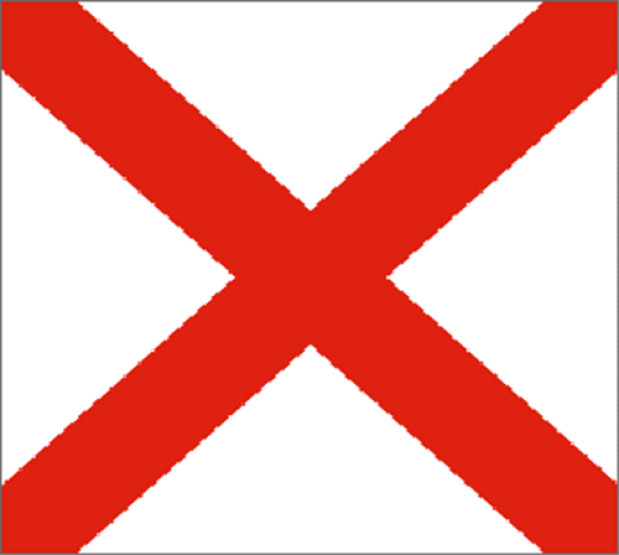 Flagge Alabama
