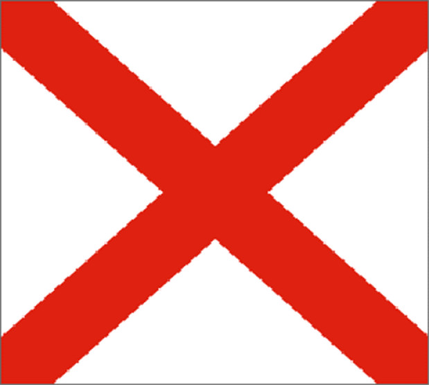 Flagge Alabama