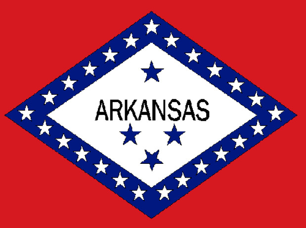 Flagge Arkansas, Fahne Arkansas
