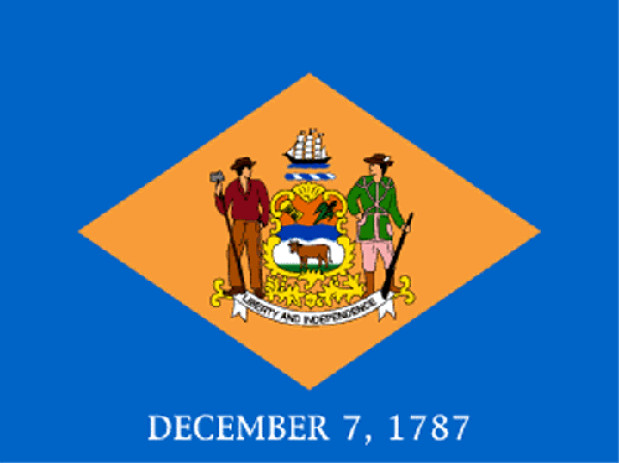 Flagge Delaware