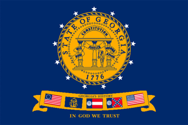 Flagge Georgia, Fahne Georgia