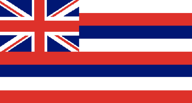 Flagge Hawaii, Fahne Hawaii