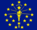 Flaggengrafiken Indiana