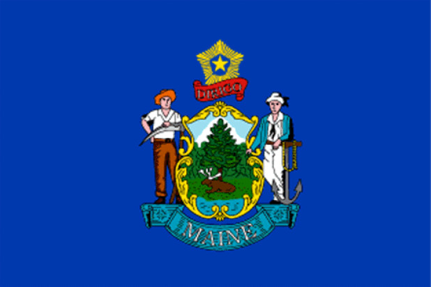 Flagge Maine, Fahne Maine