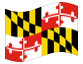 Animierte Flagge Maryland