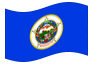 Animierte Flagge Minnesota