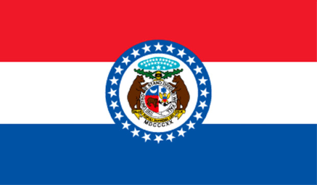 Flagge Missouri, Fahne Missouri