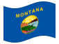 Animierte Flagge Montana