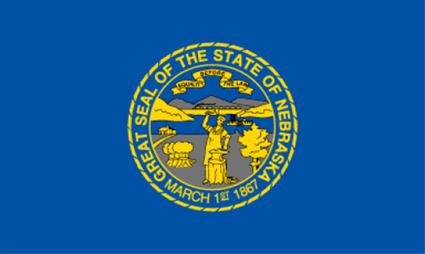 Flagge Nebraska, Fahne Nebraska