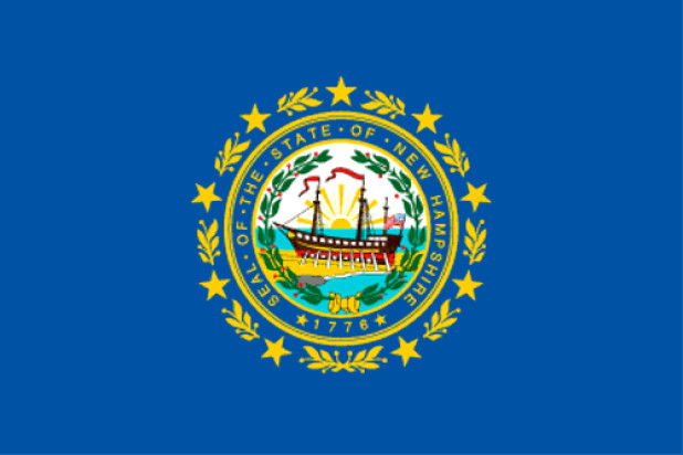 Flagge New Hampshire, Fahne New Hampshire