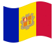 Animierte Flagge Andorra