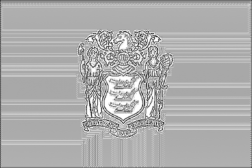 Umriss der Flagge New Jersey zum Ausmalen