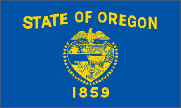 Flagge Oregon, Fahne Oregon