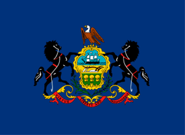 Flagge Pennsylvania, Fahne Pennsylvania
