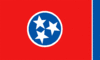 Flaggengrafiken Tennessee