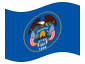 Animierte Flagge Utah
