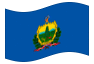 Animierte Flagge Vermont