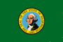 Flaggengrafiken Washington