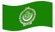 Animierte Flagge Arabische Liga