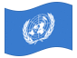 Animierte Flagge Vereinte Nationen (UN)