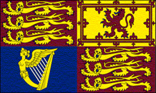 Flagge Royale Familie (Großbritannien), Fahne Royale Familie (Großbritannien)