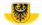 Niederschlesien (Preußische Provinz)-Flagge als ovale Vignette